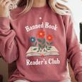 Banned Book Readers Club Comfort Colors Sweatshirt Orchid