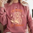 Banned Book Reading Squad Bookish I'm With The Banned Comfort Colors Sweatshirt Orchid Banned Book Reading Squad Bookish I'm With The Banned Comfort Colors Sweatshirt Orchid