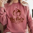 Beauty & The Beast Belle's Book Club Comfort Colors Sweatshirt Orchid