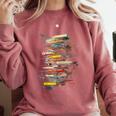 Book Abstract Art Drawing Painting Graphic Book Comfort Colors Sweatshirt Orchid Book Abstract Art Drawing Painting Graphic Book Comfort Colors Sweatshirt Orchid