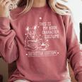 This Is My Book Character Costume Dog Reading a Book Comfort Colors Sweatshirt Orchid This Is My Book Character Costume Dog Reading a Book Comfort Colors Sweatshirt Orchid