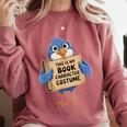 This Is My Book Character Costume Pigeon Kids Reading Comfort Colors Sweatshirt Orchid
