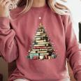 Book Christmas Tree Books Lovers Xmas Teacher Men Women Kids Comfort Colors Sweatshirt Orchid Book Christmas Tree Books Lovers Xmas Teacher Men Women Kids Comfort Colors Sweatshirt Orchid