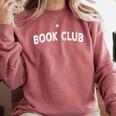 Book Club Comfort Colors Sweatshirt Orchid