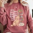 Book And Dog Lover Bookworm Reader Book Lover Comfort Colors Sweatshirt Orchid Book And Dog Lover Bookworm Reader Book Lover Comfort Colors Sweatshirt Orchid