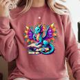 Book Dragon Reading Comfort Colors Sweatshirt Orchid Book Dragon Reading Comfort Colors Sweatshirt Orchid