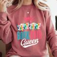 Book Fair Queen Comfort Colors Sweatshirt Orchid