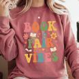 Book Fair Vibes Groovy Retro School Reading Nostalgic Comfort Colors Sweatshirt Orchid Book Fair Vibes Groovy Retro School Reading Nostalgic Comfort Colors Sweatshirt Orchid