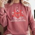 Book Heart Read Book Reading Librarian Men Women Kids Comfort Colors Sweatshirt Orchid Book Heart Read Book Reading Librarian Men Women Kids Comfort Colors Sweatshirt Orchid