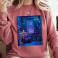 Book Library Bookshelf Armchair Window Pattern Print Comfort Colors Sweatshirt Orchid Book Library Bookshelf Armchair Window Pattern Print Comfort Colors Sweatshirt Orchid