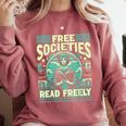 Book Lover Banned Books Reading Banned Books Comfort Colors Sweatshirt Orchid Book Lover Banned Books Reading Banned Books Comfort Colors Sweatshirt Orchid