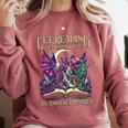 Book Lover Dragon Reading Transport You To Another World Comfort Colors Sweatshirt Orchid