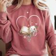 Book Lover Heart Shaped Reading Art Librarian Comfort Colors Sweatshirt Orchid Book Lover Heart Shaped Reading Art Librarian Comfort Colors Sweatshirt Orchid