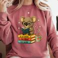 Book Lover Koala Reading Bookish Library Read Books Be Kind Comfort Colors Sweatshirt Orchid Book Lover Koala Reading Bookish Library Read Books Be Kind Comfort Colors Sweatshirt Orchid