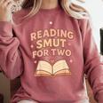 Book Lover Pregnancy Announcement Reveal Smut Comfort Colors Sweatshirt Orchid Book Lover Pregnancy Announcement Reveal Smut Comfort Colors Sweatshirt Orchid