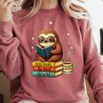 Book Lover Sloth Reading Bookish Library Read Books Be Kind Comfort Colors Sweatshirt Orchid Book Lover Sloth Reading Bookish Library Read Books Be Kind Comfort Colors Sweatshirt Orchid