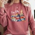 Book Lover For Women Readers Teacher Librarian Comfort Colors Sweatshirt Orchid Book Lover For Women Readers Teacher Librarian Comfort Colors Sweatshirt Orchid