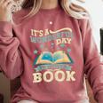 Book Lover Writer Author Comfort Colors Sweatshirt Orchid