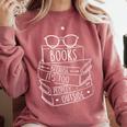 Book Lovers Books Because It’s Too Peopley Outside Comfort Colors Sweatshirt Orchid Book Lovers Books Because It’s Too Peopley Outside Comfort Colors Sweatshirt Orchid