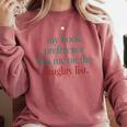 My Book Preference Has Me On The Naughty List For Christmas Comfort Colors Sweatshirt Orchid My Book Preference Has Me On The Naughty List For Christmas Comfort Colors Sweatshirt Orchid