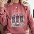 Take Me To The Book Store Librarians Valentine's Day Premium Comfort Colors Sweatshirt Orchid Take Me To The Book Store Librarians Valentine's Day Premium Comfort Colors Sweatshirt Orchid
