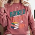 Booked And Busy Cool Coffee Reading Relaxing Books Comfort Colors Sweatshirt Orchid Booked And Busy Cool Coffee Reading Relaxing Books Comfort Colors Sweatshirt Orchid