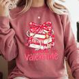 All Booked For Valentine Book Lovers Teacher Girl Women Kid Comfort Colors Sweatshirt Orchid All Booked For Valentine Book Lovers Teacher Girl Women Kid Comfort Colors Sweatshirt Orchid