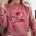 All Booked Valentine's Girly Teacher Coquette Love Comfort Colors Sweatshirt Orchid All Booked Valentine's Girly Teacher Coquette Love Comfort Colors Sweatshirt Orchid