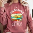 Bookmarks Are For Quitters Book Lovers Book Nerd Comfort Colors Sweatshirt Orchid Bookmarks Are For Quitters Book Lovers Book Nerd Comfort Colors Sweatshirt Orchid