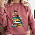 Books Abstract Artist Women Art Painting Books Comfort Colors Sweatshirt Orchid Books Abstract Artist Women Art Painting Books Comfort Colors Sweatshirt Orchid