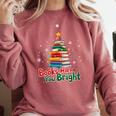 Books Make You Bright Christmas Librarian Book Lover Comfort Colors Sweatshirt Orchid Books Make You Bright Christmas Librarian Book Lover Comfort Colors Sweatshirt Orchid
