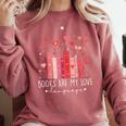 Books Are My Love Language Valentine Reads Bookish Club Comfort Colors Sweatshirt Orchid Books Are My Love Language Valentine Reads Bookish Club Comfort Colors Sweatshirt Orchid