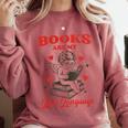 Books Are My LoveLanguage Cupid Valentines Comfort Colors Sweatshirt Orchid Books Are My LoveLanguage Cupid Valentines Comfort Colors Sweatshirt Orchid