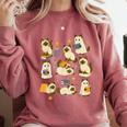 Books Lover Bookish Ghost Himalayan Cat Reading Halloween Comfort Colors Sweatshirt Orchid Books Lover Bookish Ghost Himalayan Cat Reading Halloween Comfort Colors Sweatshirt Orchid