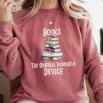 Books The Original Handheld Device Book Librarian Premium Comfort Colors Sweatshirt Orchid