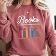 Books The Original Handheld Device Book Lovers Comfort Colors Sweatshirt Orchid Books The Original Handheld Device Book Lovers Comfort Colors Sweatshirt Orchid