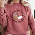 I Like My Books Spicy And My Coffee Icy Books Booktok Comfort Colors Sweatshirt Orchid I Like My Books Spicy And My Coffee Icy Books Booktok Comfort Colors Sweatshirt Orchid