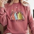 Books Wildflowers There Is No Such Thing As Too Many Books Comfort Colors Sweatshirt Orchid Books Wildflowers There Is No Such Thing As Too Many Books Comfort Colors Sweatshirt Orchid
