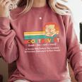 Booktrovert Definition Book Lover Comfort Colors Sweatshirt Orchid