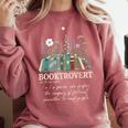 Booktrovert Definition Floral Books Reading Teacher Library Comfort Colors Sweatshirt Orchid Booktrovert Definition Floral Books Reading Teacher Library Comfort Colors Sweatshirt Orchid