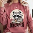 Booktrovert Raccoon Reading And Coffee For Book Lover Comfort Colors Sweatshirt Orchid Booktrovert Raccoon Reading And Coffee For Book Lover Comfort Colors Sweatshirt Orchid