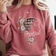 Bookworm Book Reader Book Nerd Book Reading Lover Comfort Colors Sweatshirt Orchid