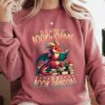 Bookworms Be A Book Dragon Literature Reading & Book Lover Comfort Colors Sweatshirt Orchid Bookworms Be A Book Dragon Literature Reading & Book Lover Comfort Colors Sweatshirt Orchid