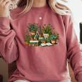 Botanical Garden Plants With Books Comfort Colors Sweatshirt Orchid Botanical Garden Plants With Books Comfort Colors Sweatshirt Orchid