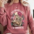 I Buy Books Like I'm Immortal Comfort Colors Sweatshirt Orchid I Buy Books Like I'm Immortal Comfort Colors Sweatshirt Orchid