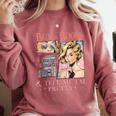 Buy Me Books And Tell Me I'm Pretty Book Lover Tee Comfort Colors Sweatshirt Orchid