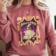 Castle Book Book Lovers Tees Family Vacation Bookworm Comfort Colors Sweatshirt Orchid