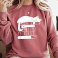 Cat Book Books And Cats Cat Lover Cat Mom Book Lovers Comfort Colors Sweatshirt Orchid Cat Book Books And Cats Cat Lover Cat Mom Book Lovers Comfort Colors Sweatshirt Orchid