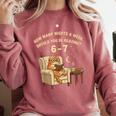Cat Reading 6-7 Meme English Teacher Book Lover Humor Comfort Colors Sweatshirt Orchid Cat Reading 6-7 Meme English Teacher Book Lover Humor Comfort Colors Sweatshirt Orchid