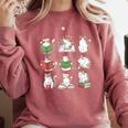 Cat Reading Book Funny Christmas Cat Book Lover Librarian Men Women Kids Comfort Colors Sweatshirt Orchid Cat Reading Book Funny Christmas Cat Book Lover Librarian Men Women Kids Comfort Colors Sweatshirt Orchid
